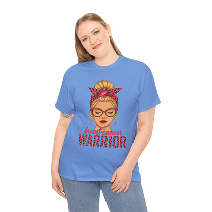 Camiseta de guerrera contra el cáncer de mama - Apoyo del lazo rosa