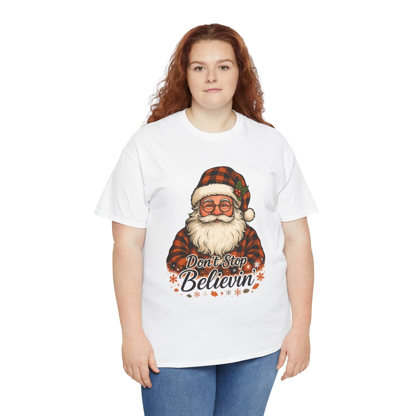 Santa Believes: Don't Stop Believin'  Tee
