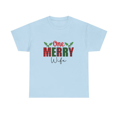 One Merry Wife Christmas Tee