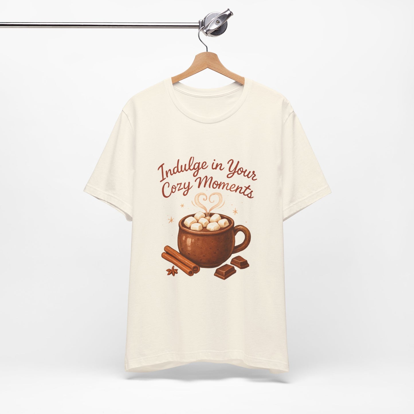 Cozy Moments Hot Cocoa Tee — "Indulge in Your Cozy Moments" Shirt