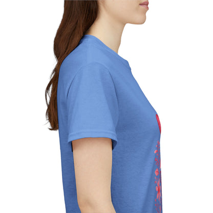 Warm Wishes Pink Penguin Tee - Holiday Tee