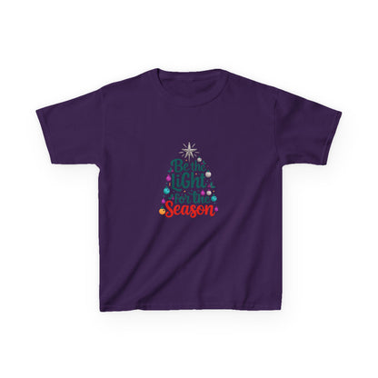 Be the LIGHT Christmas Tree Dino Kids Tee