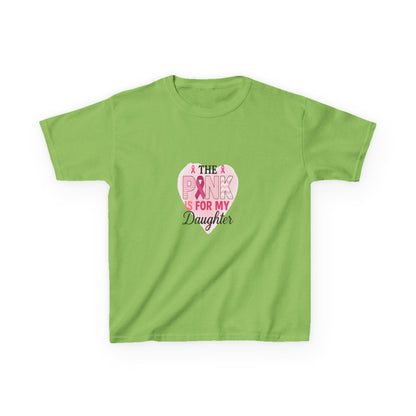 Pink Dinosaur Daughter Tee - Breast Cancer Awareness