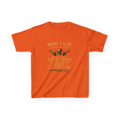 Now I Lay Me Down: Skull & Guns Kids Tee