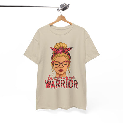 Camiseta de guerrera contra el cáncer de mama - Apoyo del lazo rosa