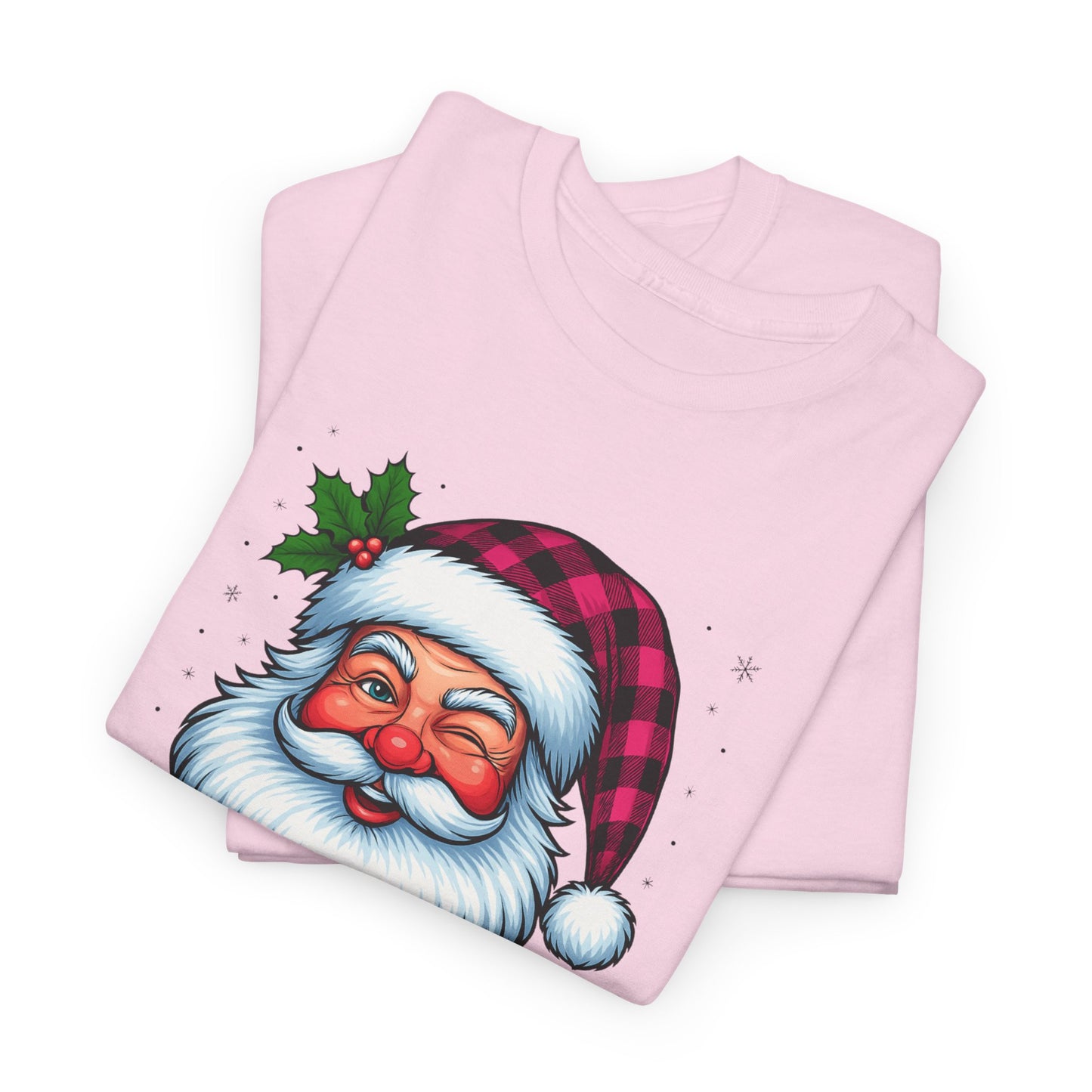 Santa Believin' Pink Holiday Tee