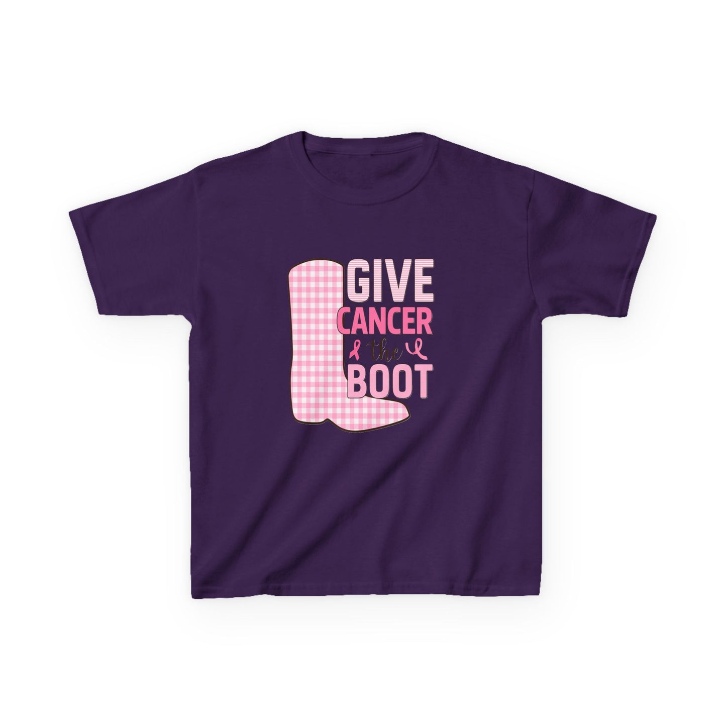 Give Cancer the Boot: Dinosaur Christmas Tee