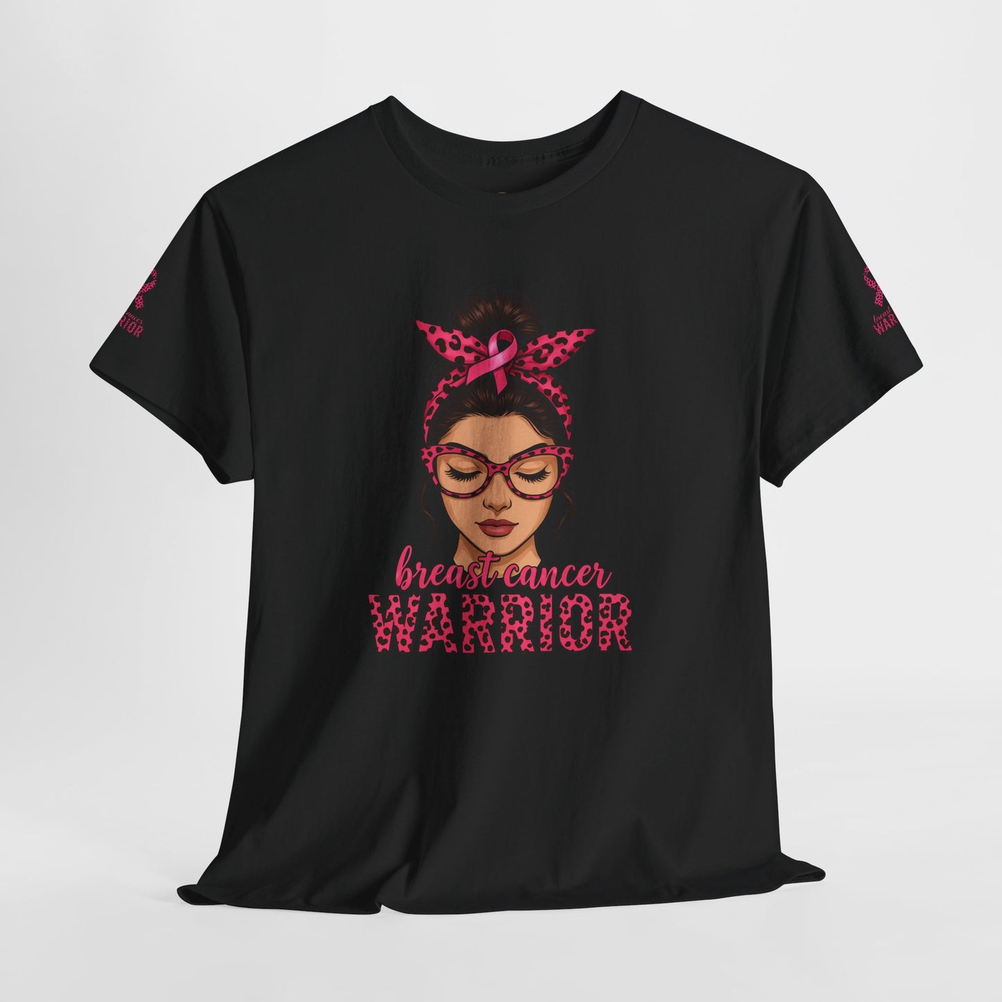 Breast Cancer Warrior Tee, Inspirational T-Shirt for Survivors, Supportive Gift for Cancer Awareness Events, Unisex Cotton Top, [...]