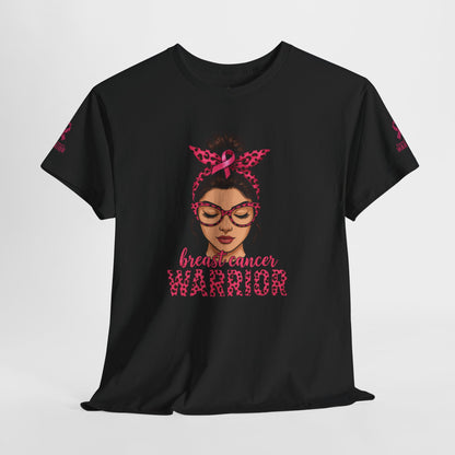 Breast Cancer Warrior Tee, Inspirational T-Shirt for Survivors, Supportive Gift for Cancer Awareness Events, Unisex Cotton Top, [...]