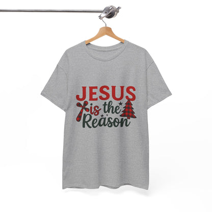 Jesus is the Reason Christmas Tee - Faith-Based Holiday Gift