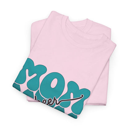 MOM Cheer – Turquoise Spirit Tee