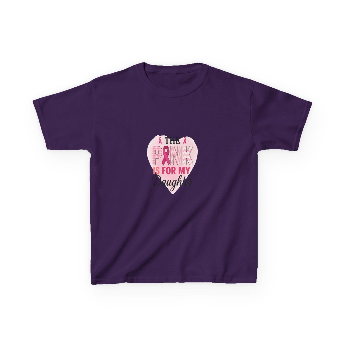 Pink Dinosaur Daughter Tee - Breast Cancer Awareness