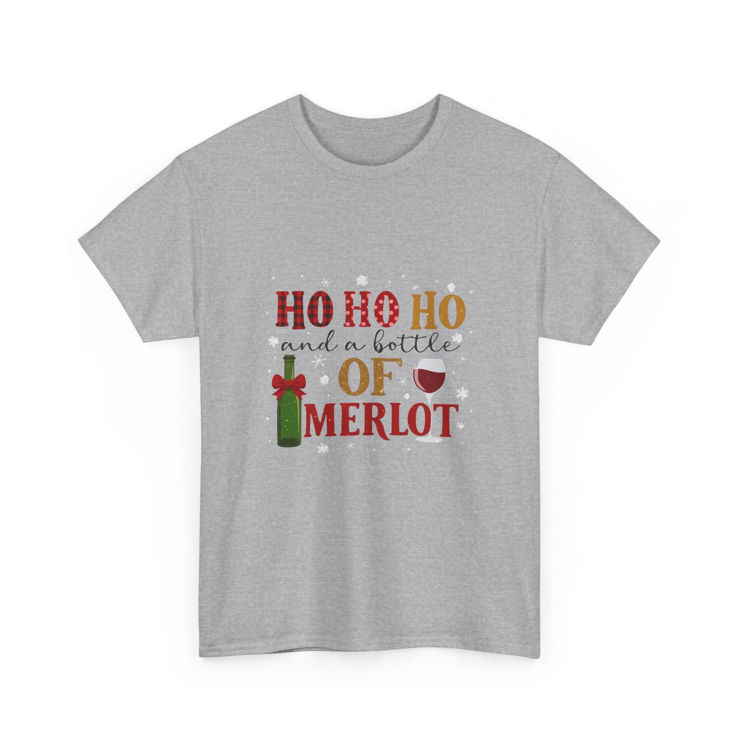 Ho Ho Ho Merlot Christmas Tee