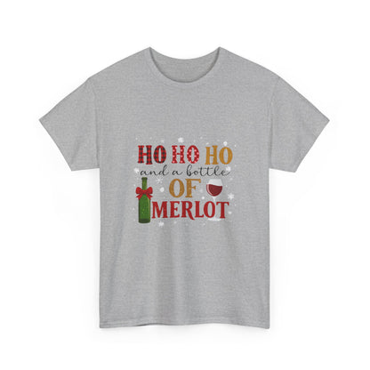 Ho Ho Ho Merlot Christmas Tee