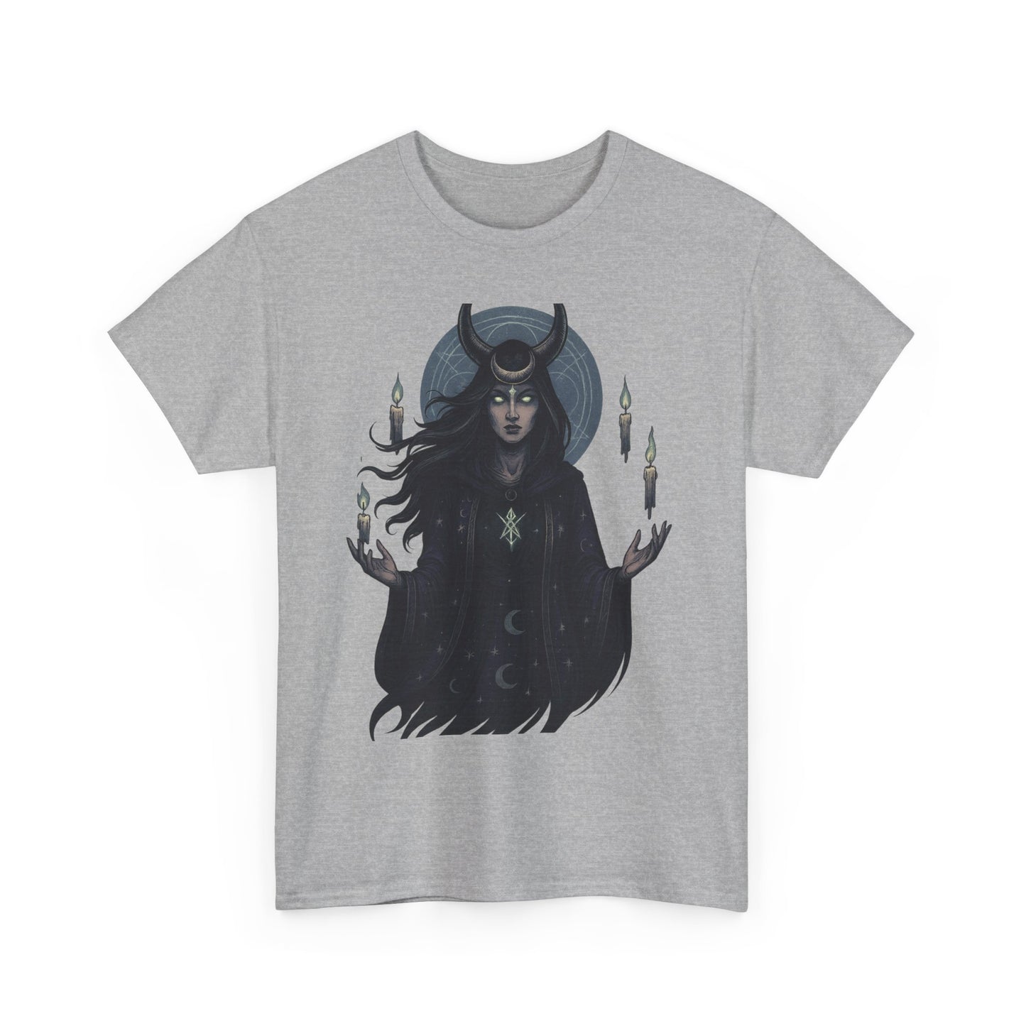 Moonlit Sorceress – Enchanted Candlelight Tee