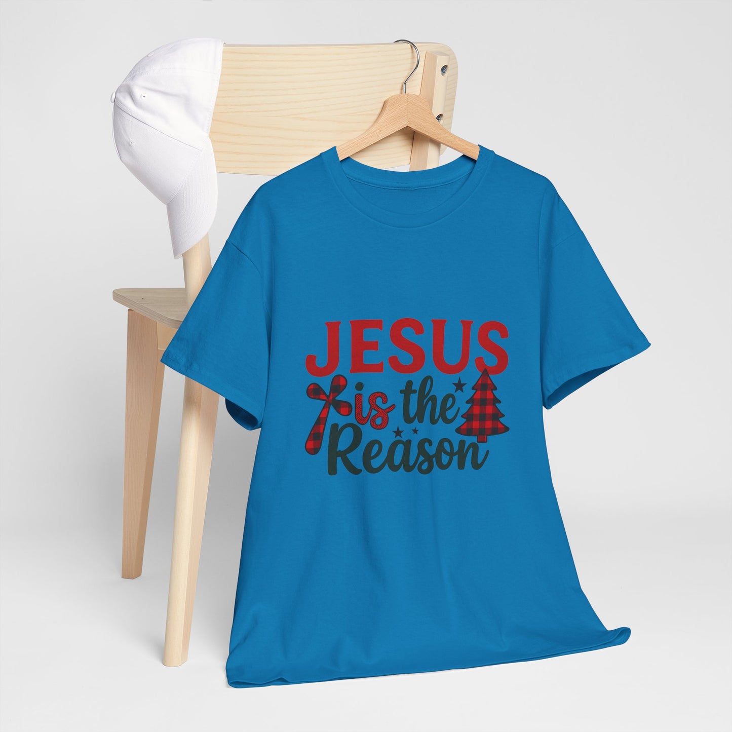 Jesus is the Reason Christmas Tee - Faith-Based Holiday Gift