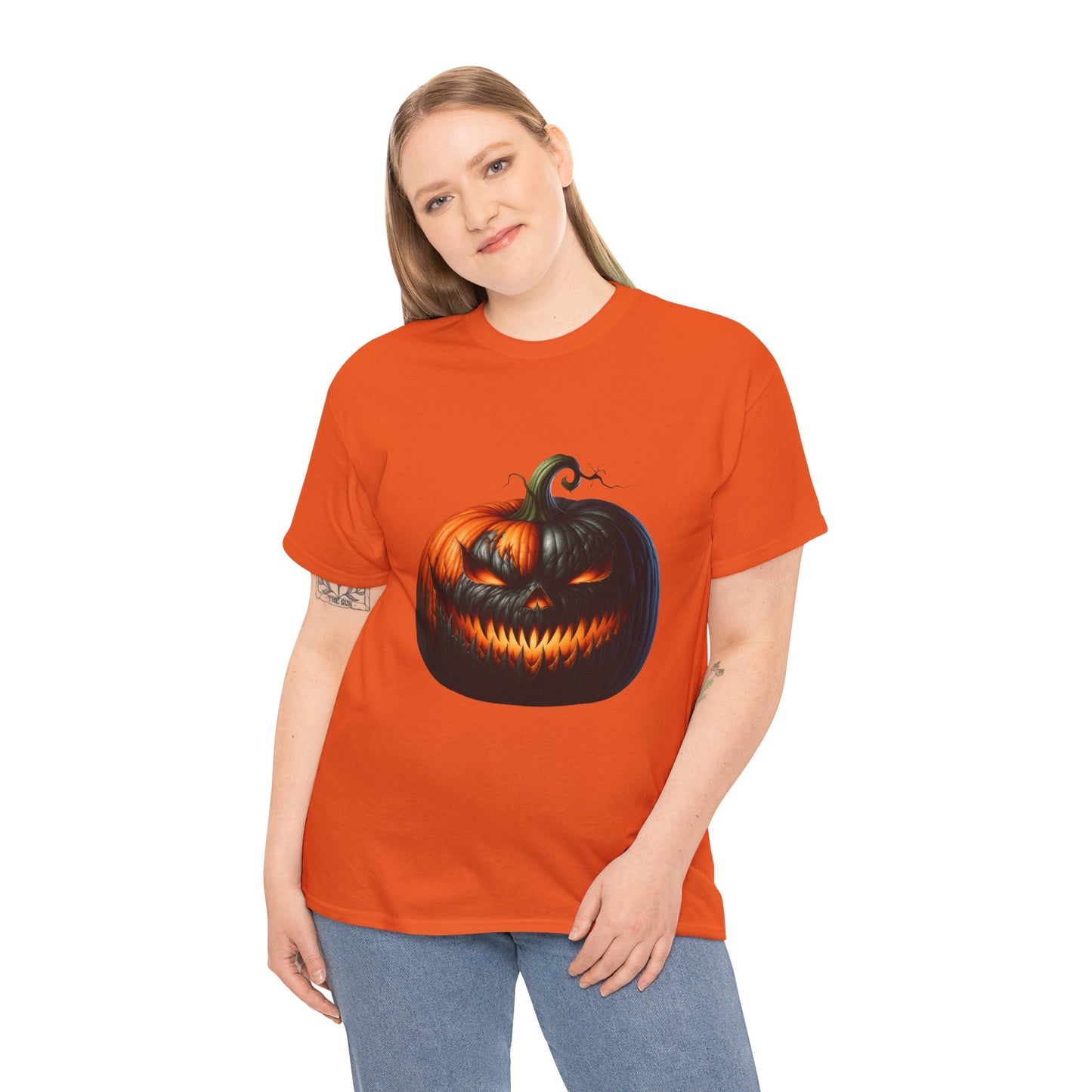 Sinister Pumpkin – Halloween Glow Tee