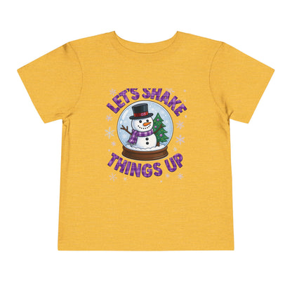 Shake Things Up! Snowman Christmas Toddler Tee