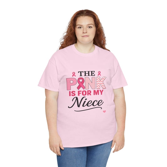 Pink Ribbon Niece Tee - Breast Cancer Awareness