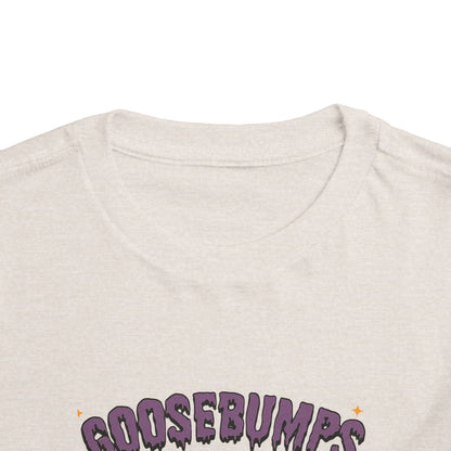 Goosebumps Halloween Toddler Tee - Funny Spooky Xmas