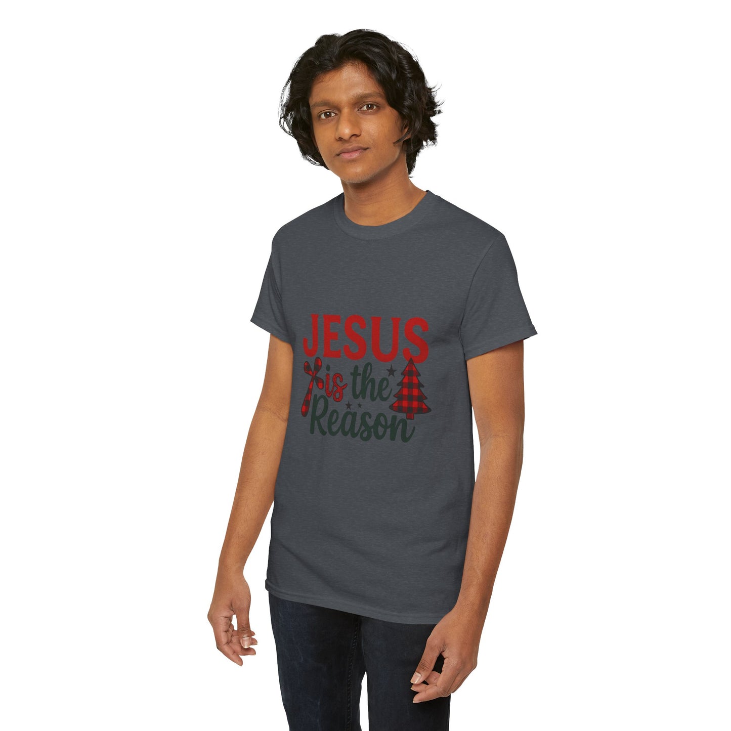 Jesus is the Reason Christmas Tee - Faith-Based Holiday Gift