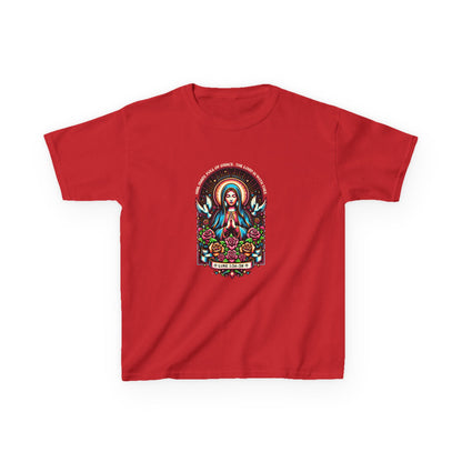 Virgin Mary Graphic Tee - Christmas Kids Shirt