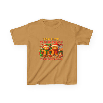 Sweet Christmas Gingerbread Dino Kids Tee