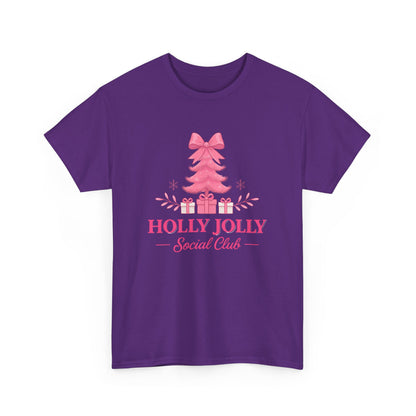 Holly Jolly Pink Tree Tee