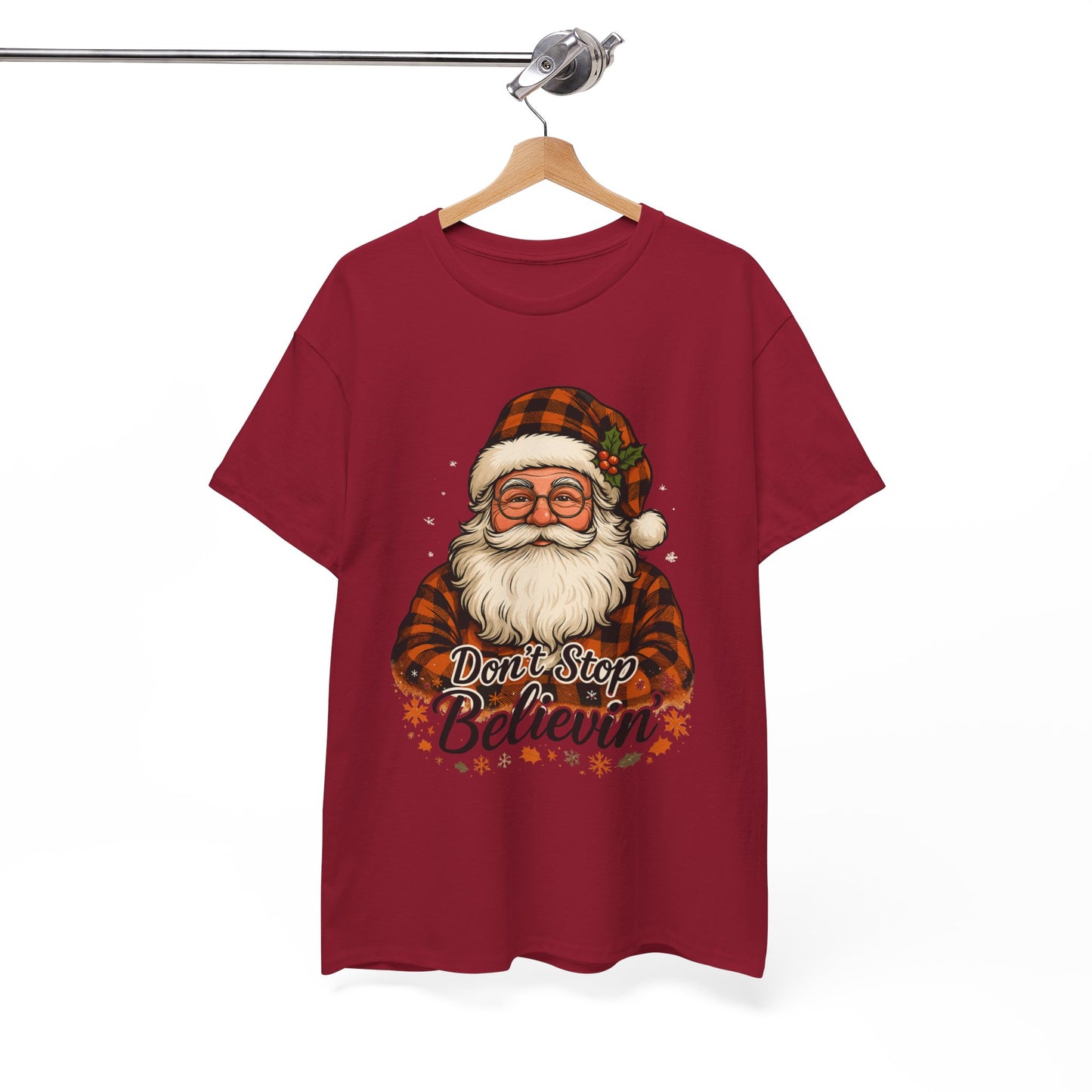 Santa Believes: Don't Stop Believin'  Tee