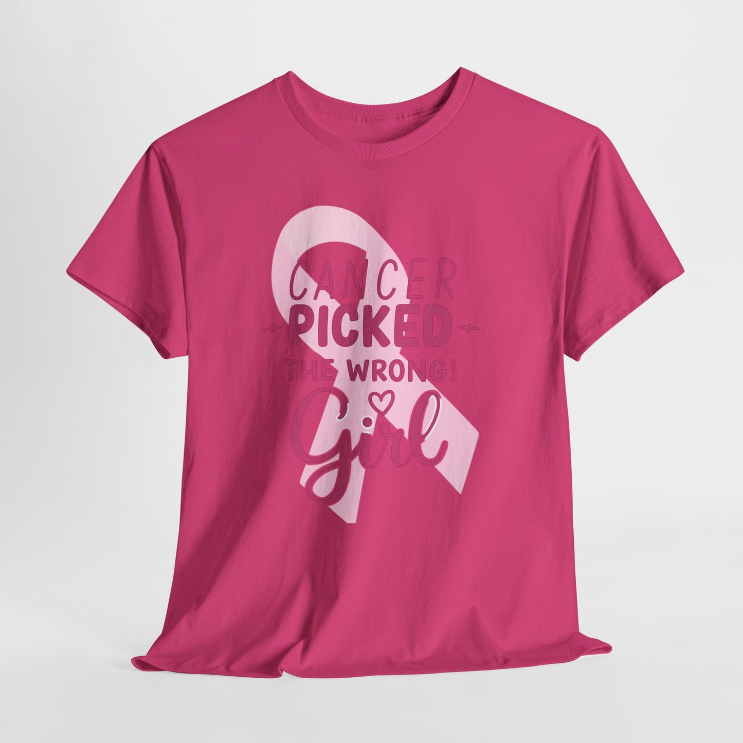 Cancer: The Wrong Picked Girl - Pink Ribbon Tee