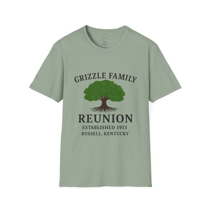 Grizzle Family Reunion Men's T-Shirt, Family Gathering Tee, Heritage Apparel, Summer Picnic Shirt, Custom Family Event Shirt