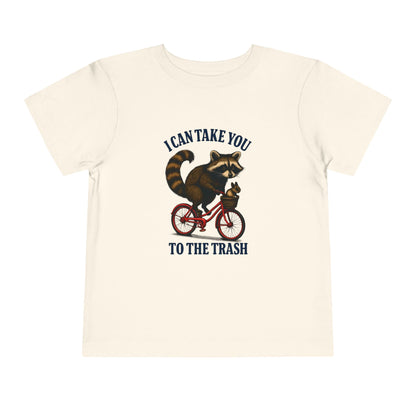 Raccoon Bike Ride Toddler Christmas Tee