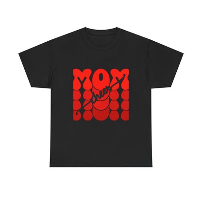 Retro Mom Cheer Tee – Bold Support & Spirit Shirt