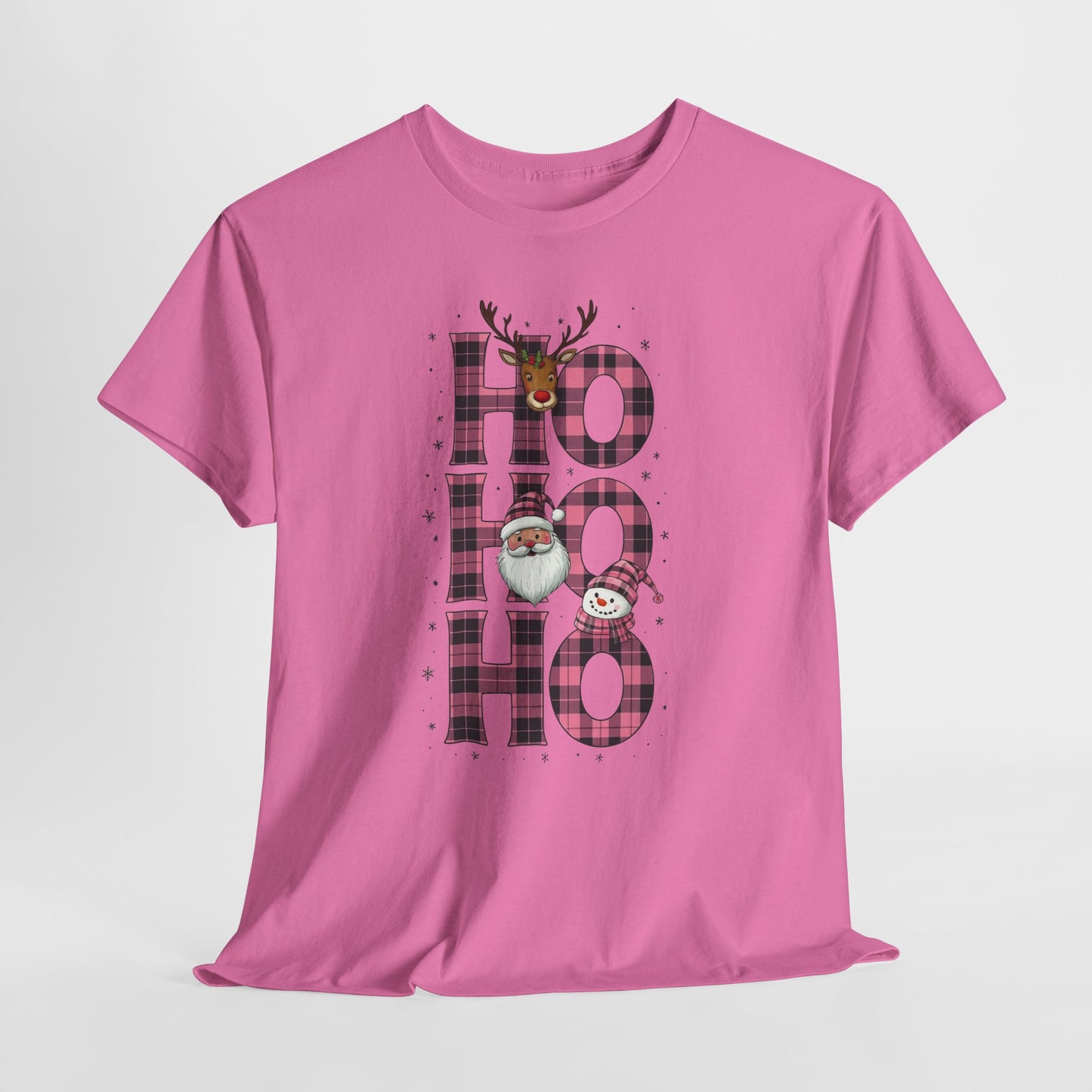 Ho Ho Ho Plaid Holiday Tee