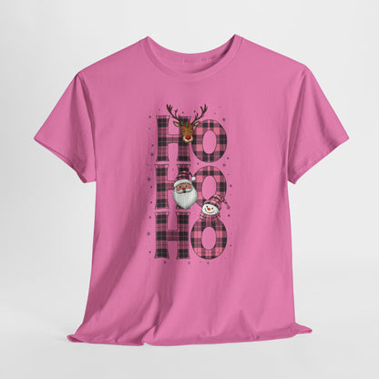 Ho Ho Ho Plaid Holiday Tee