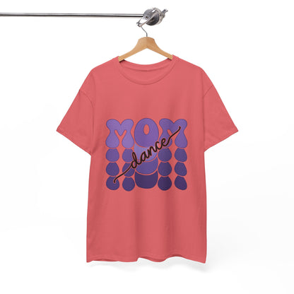 MOM Dance – Purple Letter Stage Spirit Tee