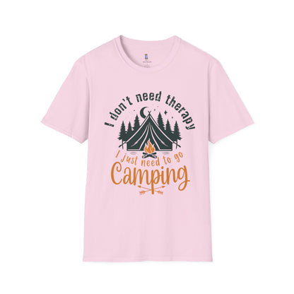Camping Therapy Unisex T-Shirt | Outdoor Enthusiast Gift | Nature Lover Tee | Adventure Shirt | Camping Apparel