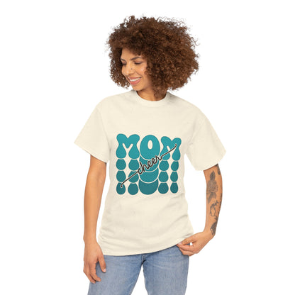 MOM Cheer – Turquoise Spirit Tee
