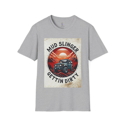 Mud Slinger Unisex Softstyle T-Shirt - Gettin' Dirty Graphic Tee, Off-Roading Apparel, Adventure Outfit, Jeep Lovers Gift, Outdoor [...]