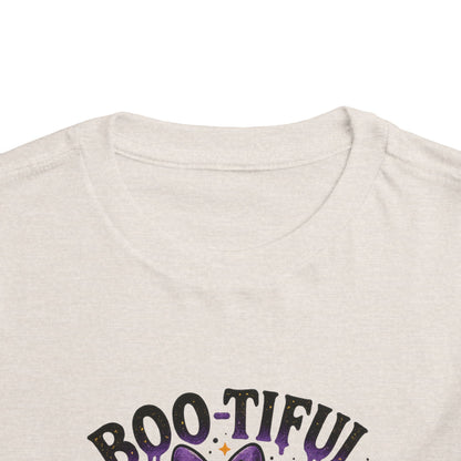 Boo-tiful Ghost Halloween Toddler Tee