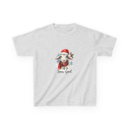 Goat Santa Christmas Tee - Up to Snow Good!