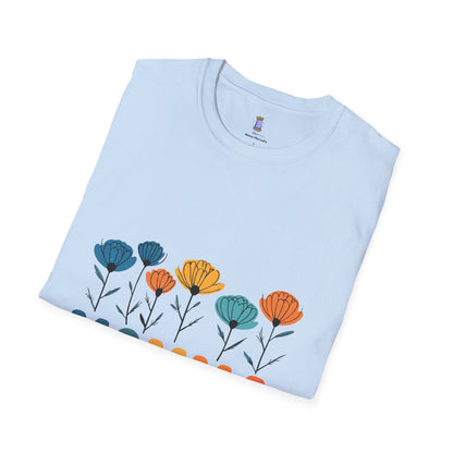 Momma Floral Softstyle T-Shirt | Perfect for Mother's Day, Gifts for Moms, Casual Wear, Spring Fashion, Family Gatherings