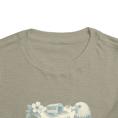 Toddler Tee - NC Landmarks Vintage First in Flight Design