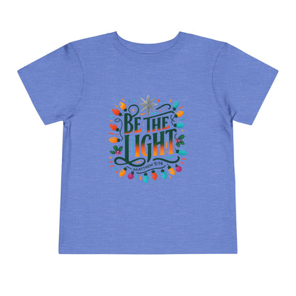 Christmas Toddler Tee - BE THE LIGHT, Matthew 5:14