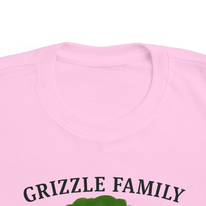 Personalized Grizzle Family Reunion Toddler Tee, Kid's Cotton T-Shirt, Children's Family Gathering Shirt, Custom Family Tee, Kids Event Shirt