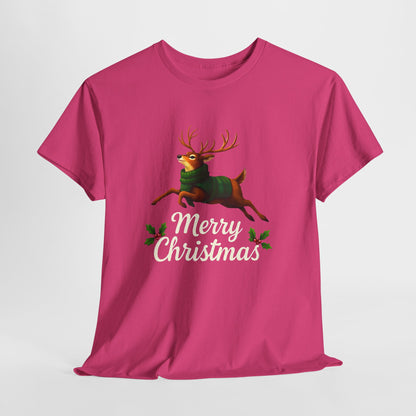 Merry Christmas Reindeer Tee