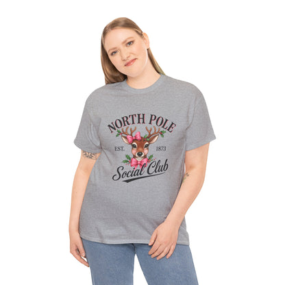 North Pole Social Club Reindeer Tee