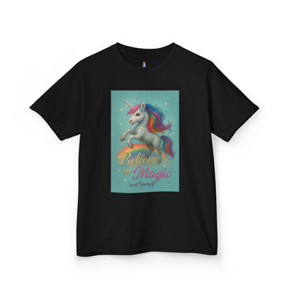 Unicorn Magic Kids Tee - Believe in Magic, Kids T-Shirt, Unicorn Shirt, Birthday Gift, Playtime Apparel