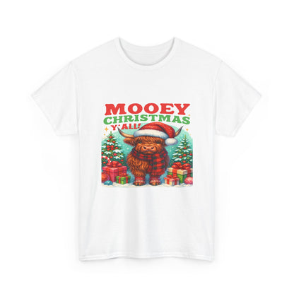 Christmas Highland Cow Tee