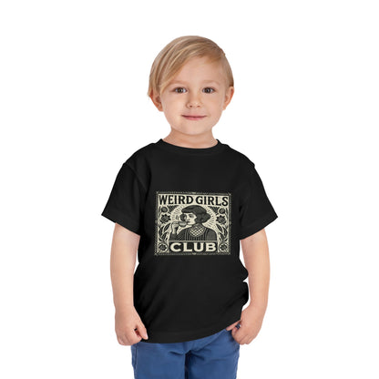 Weird Girls Club Tee - Vintage Linocut Christmas
